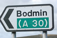 [Bodmin Road sign]