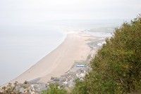 [Chesil beach taken from Portland]