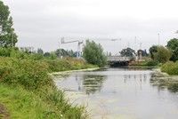 [Looking towards the swing bridge]