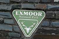 [Exmoor national park sign]