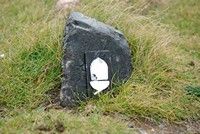 [South west coastal walk marker]