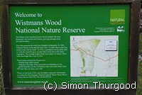 [Public notice board at the woods]
